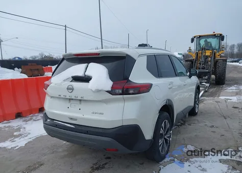 2022 Nissan Rogue Sv Intelligent Awd from USA, damaged, VIN 5N1BT3BBXNC701582